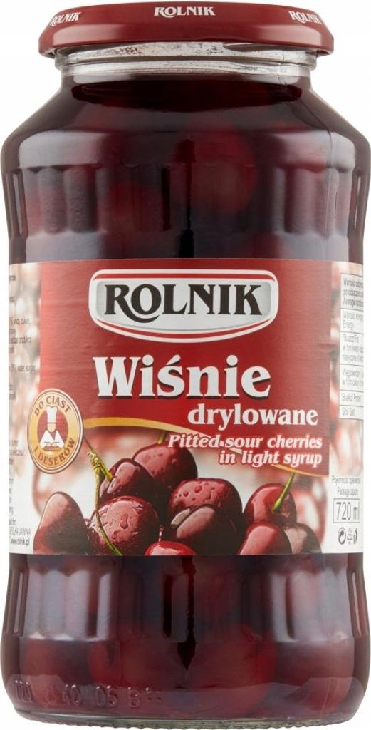 Wiśnie drylowane 720 ml Rolnik Zdjęcie produktu 