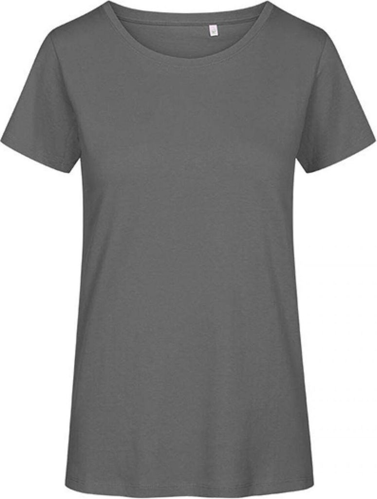 Premium Organic T-Shirt Damen, Stahlgrau, S