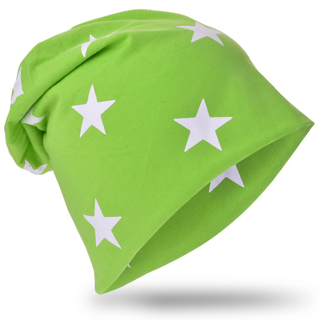 Kinder Beanie KleinStern Gruen L
