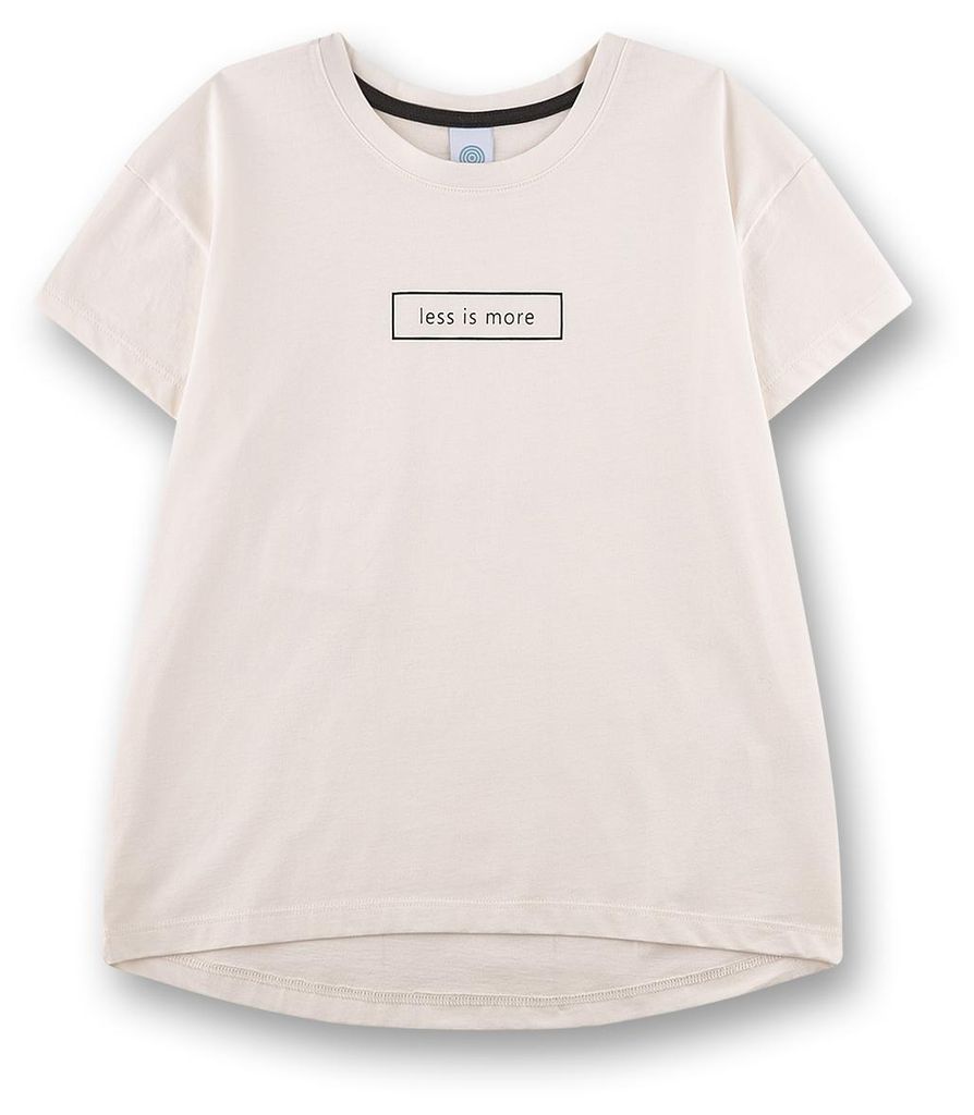 Sanetta Mädchen-Schlafshirt halbarm beige 152