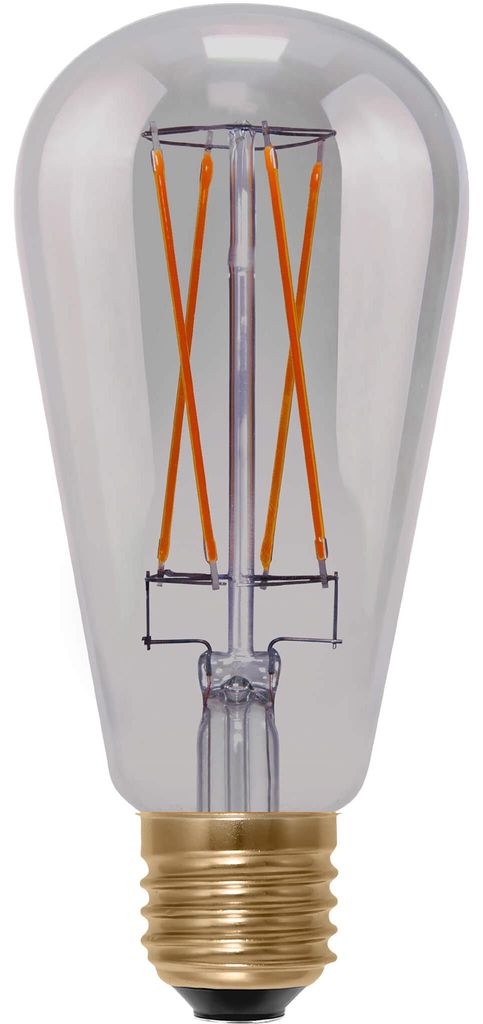 SEGULA LED Rustika Long Style smokey grau E27 5W 1900K dimm Produktbild 