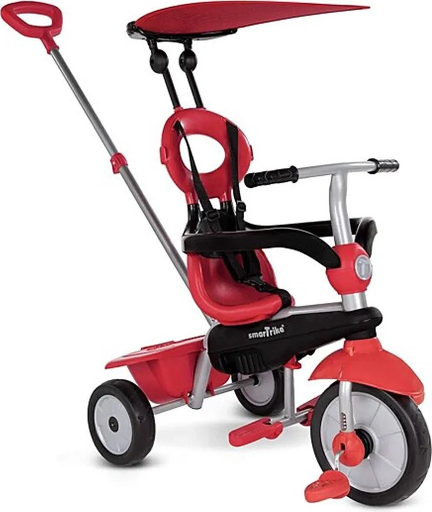 Tricycle smarTrike Zoom Rouge : Fini les Poussettes Lourdes et Encombrantes