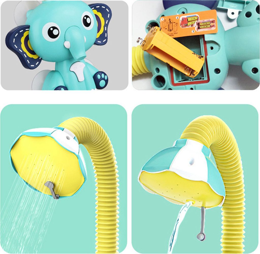 MEIYOU Bad Spielzeug Baby Wasser Spiel Elefanten Modell Produktbild 3