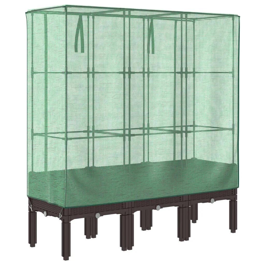 Sistema Orto Integrato vidaXL 120x40x140 cm - Letto + Serra