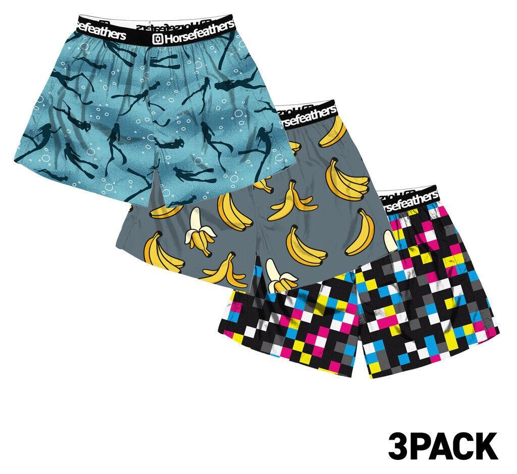 Horsefeathers Frazier Boxershorts, 3er-Pack (Bundle 10)