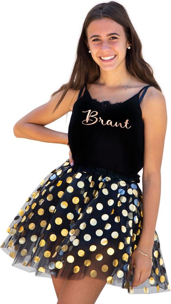 Oblique Unique Bügelbild Braut Aufbügelbild für JGA Produktbild 2