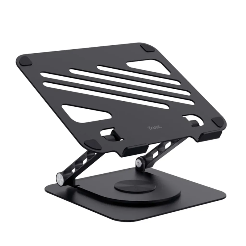 Support Ordinateur Portable Trust Zeff Noir pour PC 16 Pouces Stable - 10