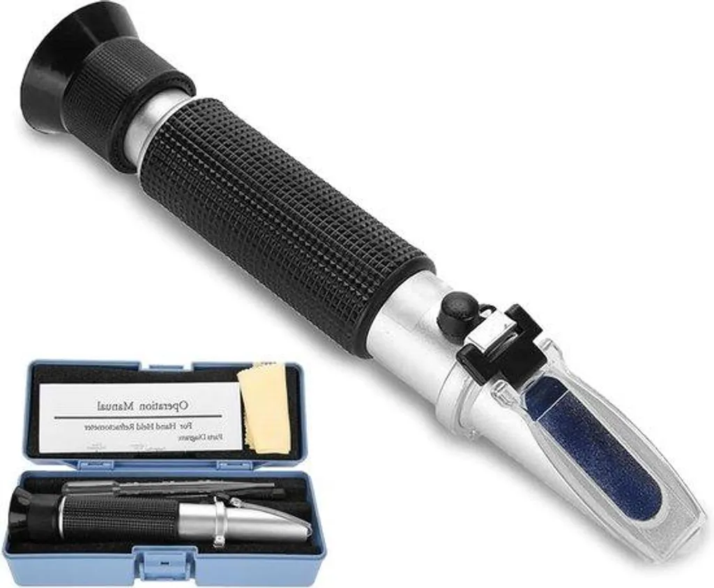 Réfractomètre de poche pour miel et sirops - Testeur d'humidité
