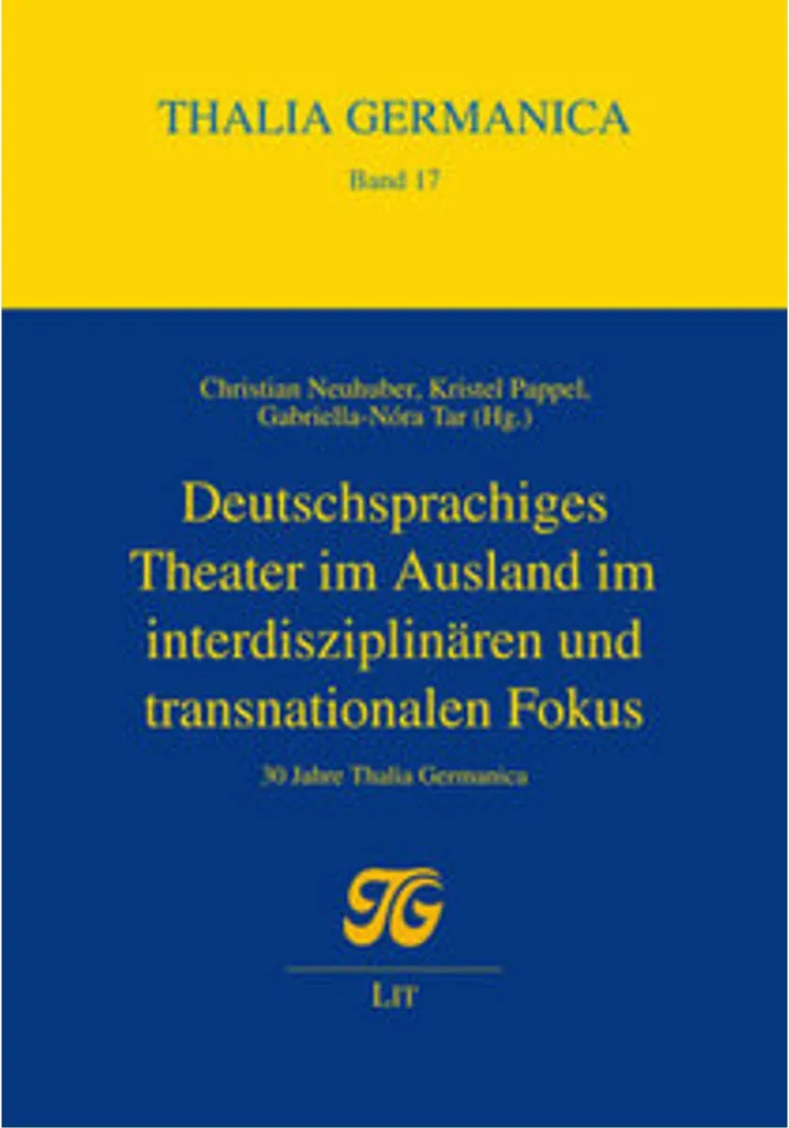 Livre de recherche sur le théâtre allemand et focus transnationalité