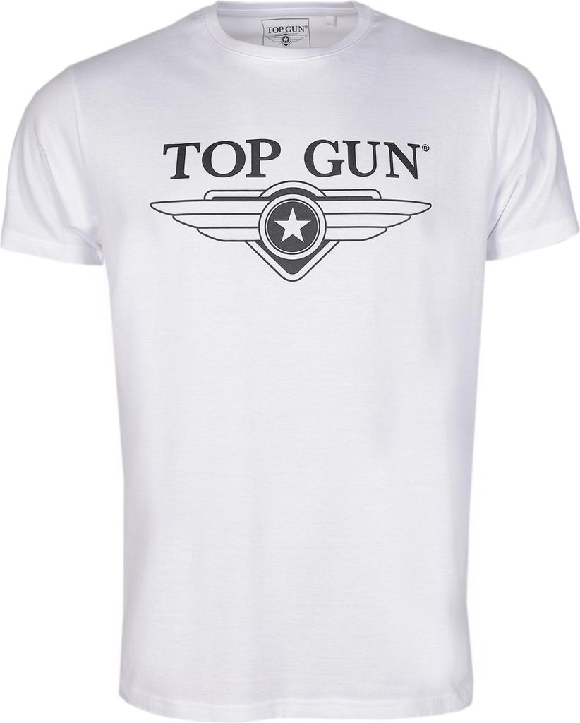 Top Gun T-Shirt TG2024002 Herren white 3XL