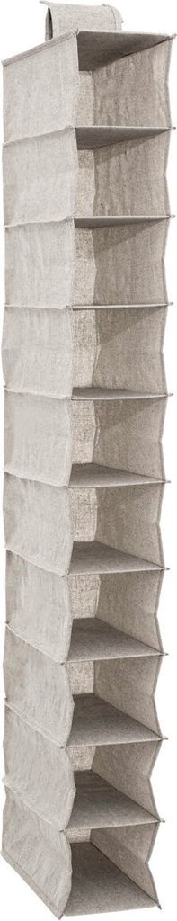 Závěsný organizér na boty ORGA, 10 polic, 30 x 15 x 120 cm Obrázek produktu 