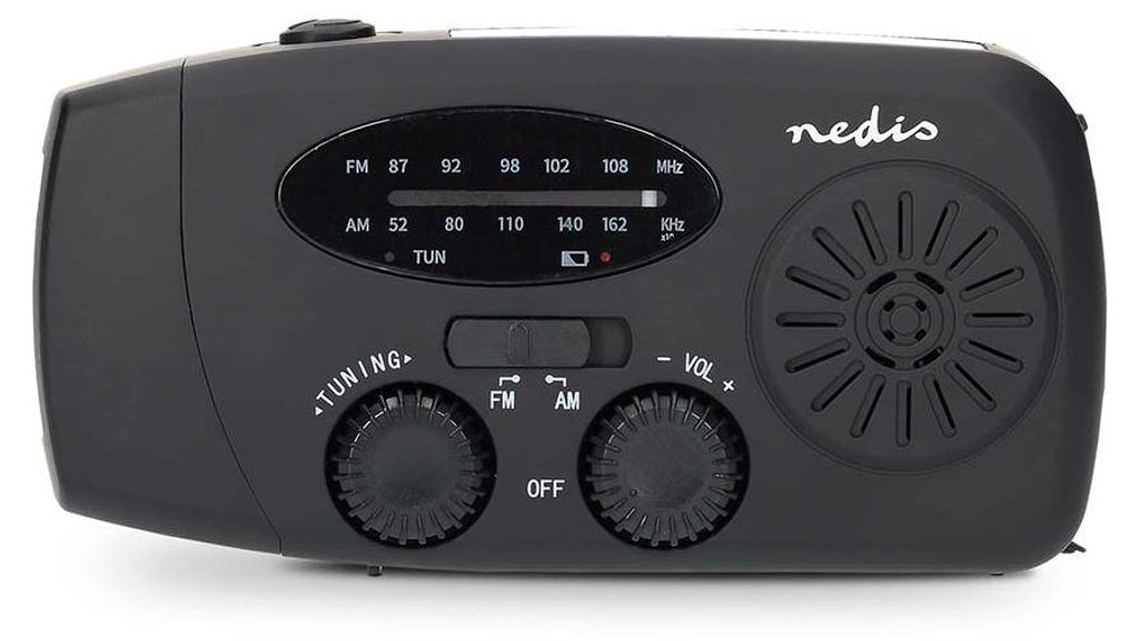 Nedis Notfallradio - Tisch Ausführumg - AM / FM - Produktbild 