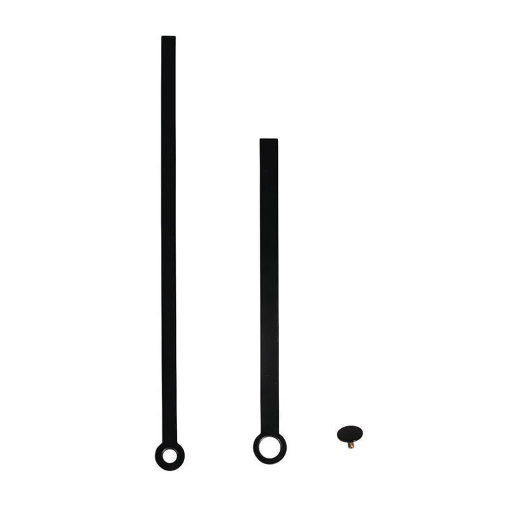 Kit d'aiguilles de pendule droites noires 88 et 117 mm en aluminium