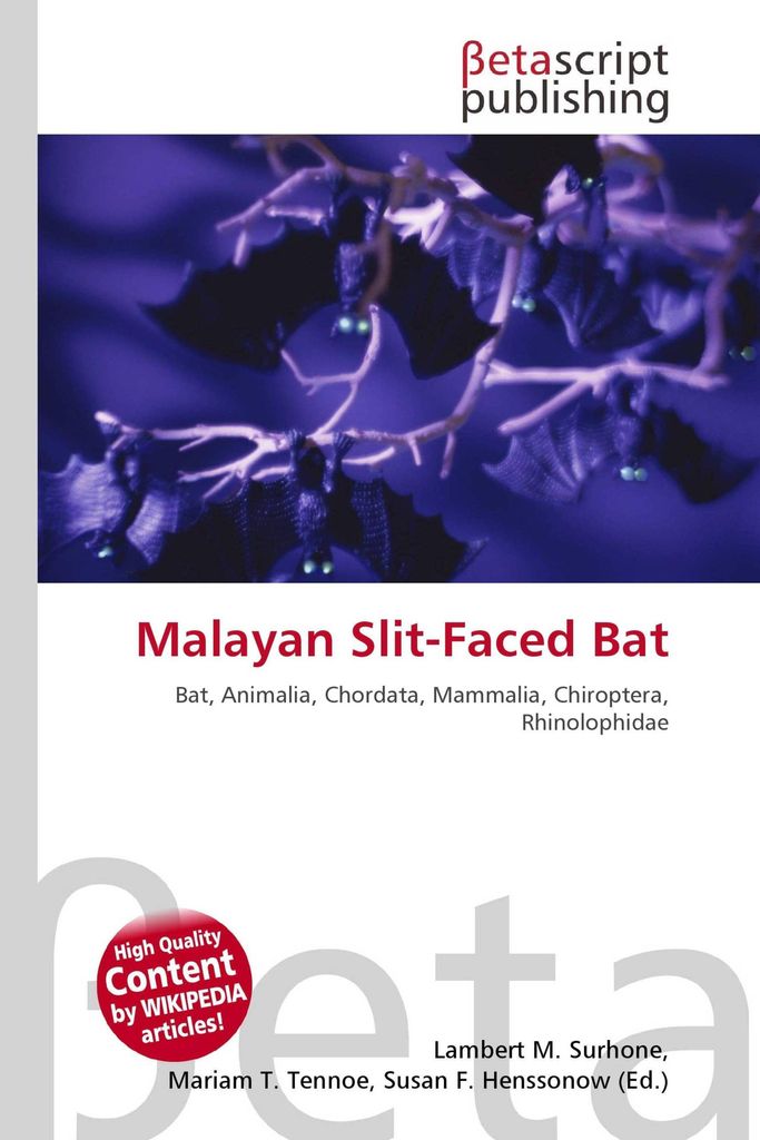 Malayan Slit-Faced Bat