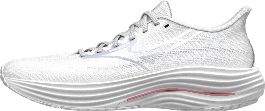 Mizuno Wave Rider 29 - white/icelandic blue/striking coral, Größe:6.5