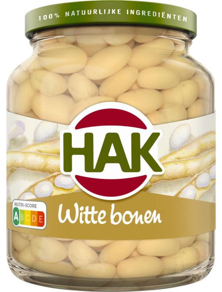 Hak Weiße Bohnen 365 g – vorgekocht, ballaststoffreich, Produktbild 