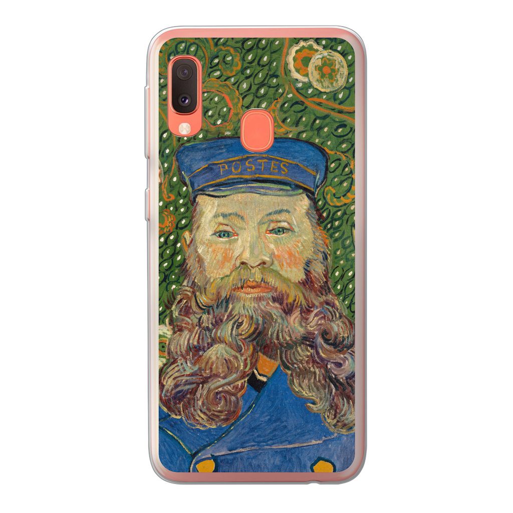 MuchoWow Handyhülle Schutzhülle Hülle für Samsung Galaxy A20e Porträt des Postboten Joseph Roulin - Vincent van Gogh Silikon Softcase Handy ...