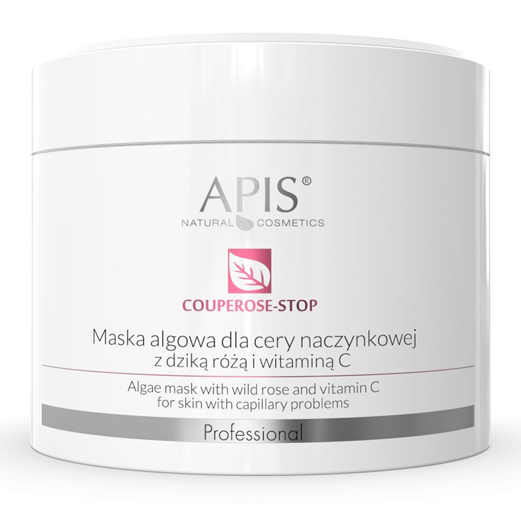 APIS - Maska algowa dla cery naczynkowej z dziką różą i Zdjęcie produktu 