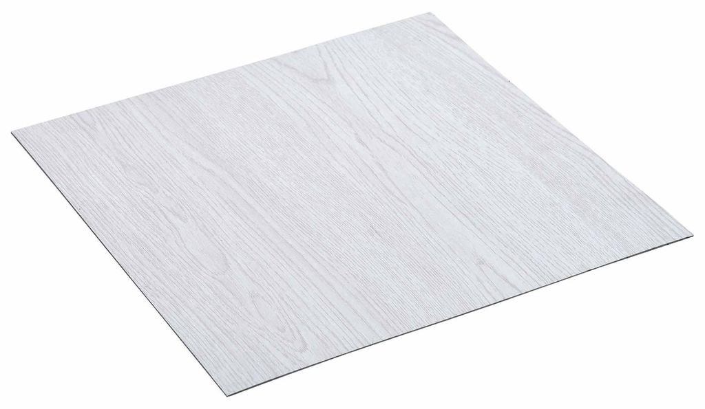 Bodenplanken 55 pcs Weiß 5,11 m² PVC