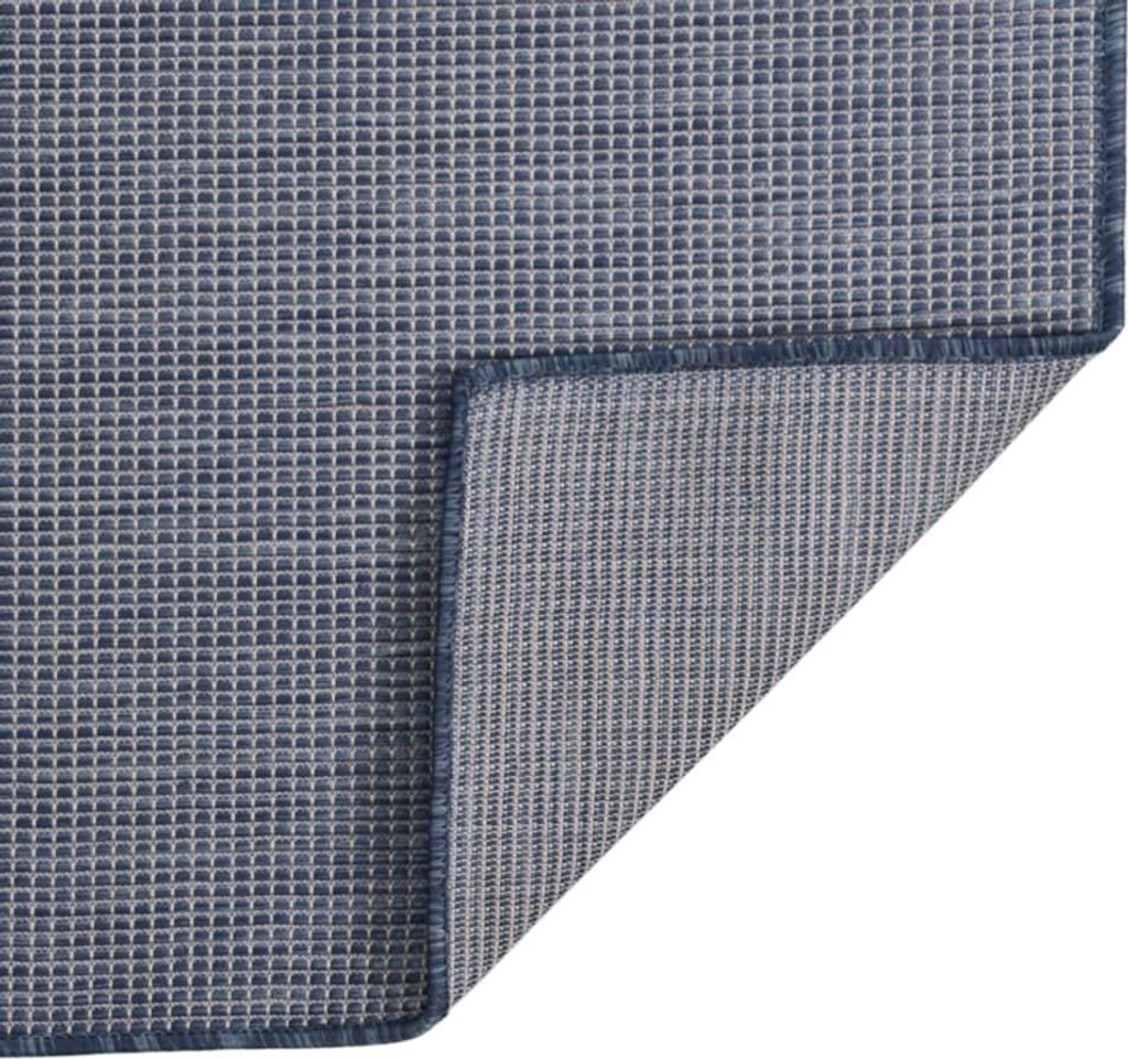 venkovní koberec vidaXL Flatweave 80x250 cm Blue Obrázek produktu 