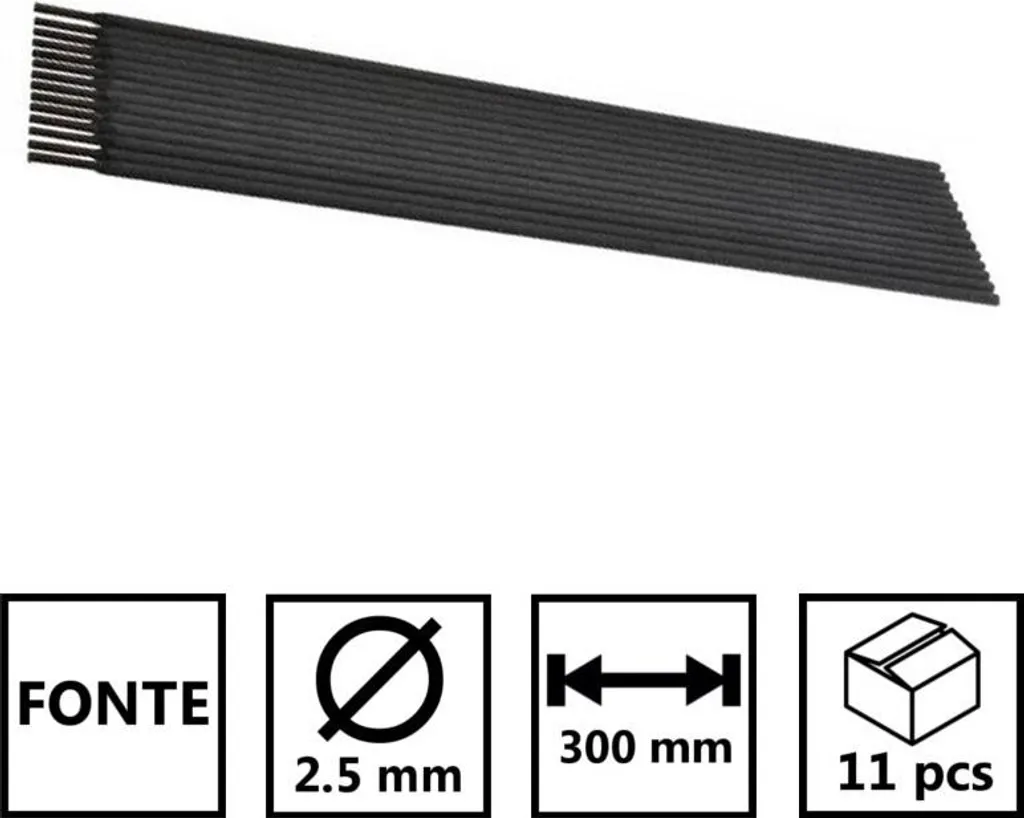 Electrodes de Soudage pour Fonte 2.5mm INE : Idéal Rénovation et Pro