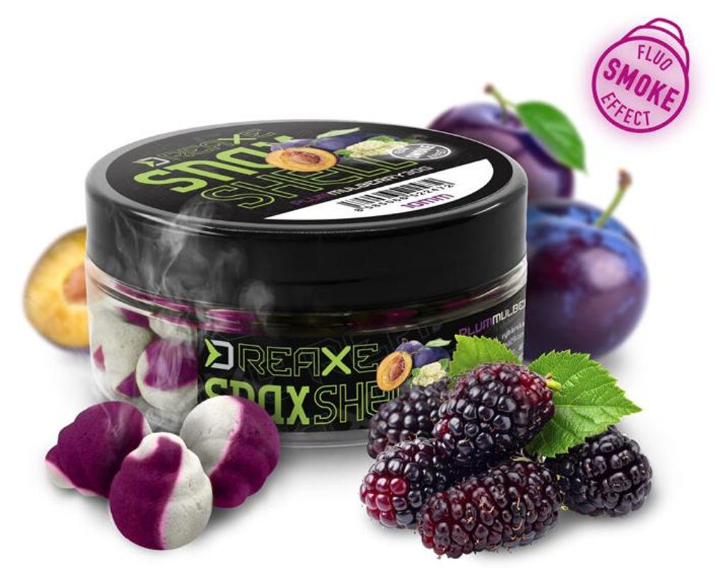 DELPHIN D SNAX SHELL Cebos de 10 mm / 30 g, sabor ciruela - Imagen del producto 