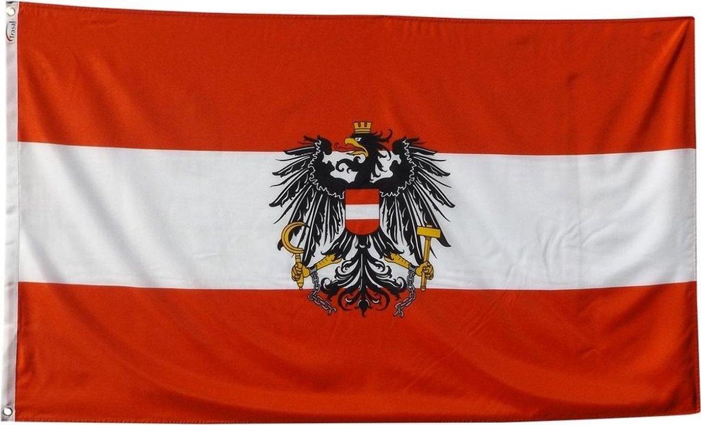 Jumadas - Rakouská vlajka se znakem - Východní vlajka ve Obrázek produktu 