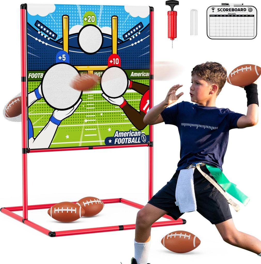 American Football Rugby Spielset für Kinder Trainingszielscheibe
