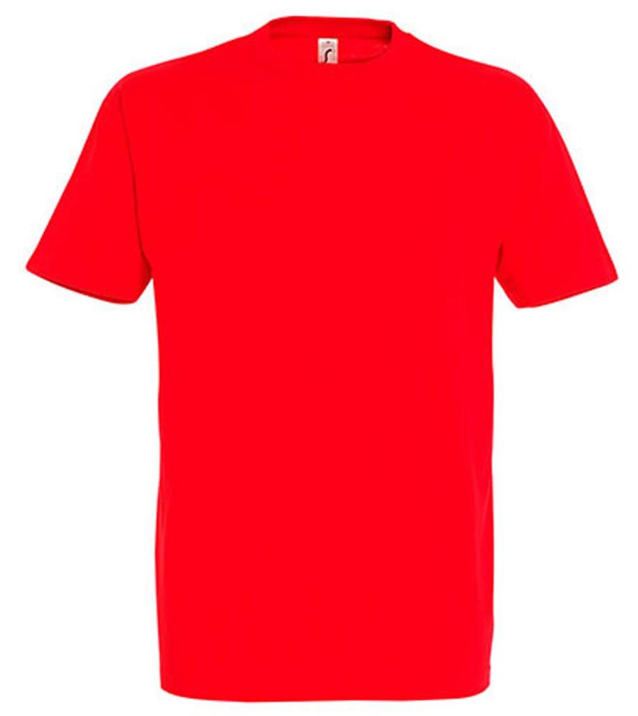 SOLS - "Imperial" T-Shirt für Herren/Damen Uni, Ringgesponnene Baumwolle LT2562 (XXL) (Rot)