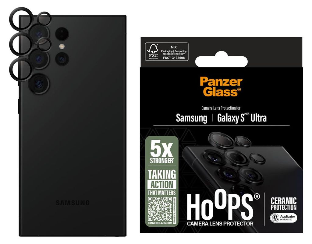 PanzerGlass ® Hoops® Ceramic Kameraschutz Samsung Galaxy Produktbild 