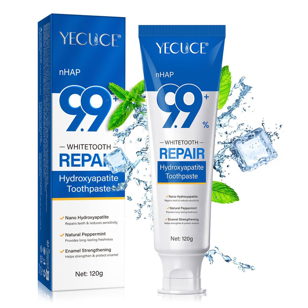 Zahnpasta 9.9+% Hydroxylapatit Aufhellende Zahncreme Produktbild 