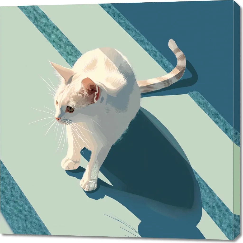 Occasione Quadro 100x100 Persona Felina - Arte Moderna a Prezzo Wow