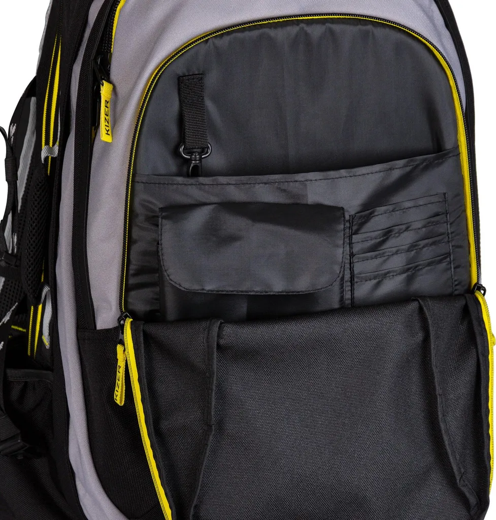 Sac Kizer Noir en Tissu Résistant One Size - Finition Premium et Durable - 4