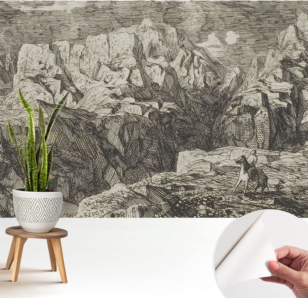 Fototapete selbstklebend - 208x146 cm - Tapete - Wandtapete - Wandbilder - Klebefolie - Dekofolie - Tapete Folie - Wand - Dekoration - Wohnzimmer -...