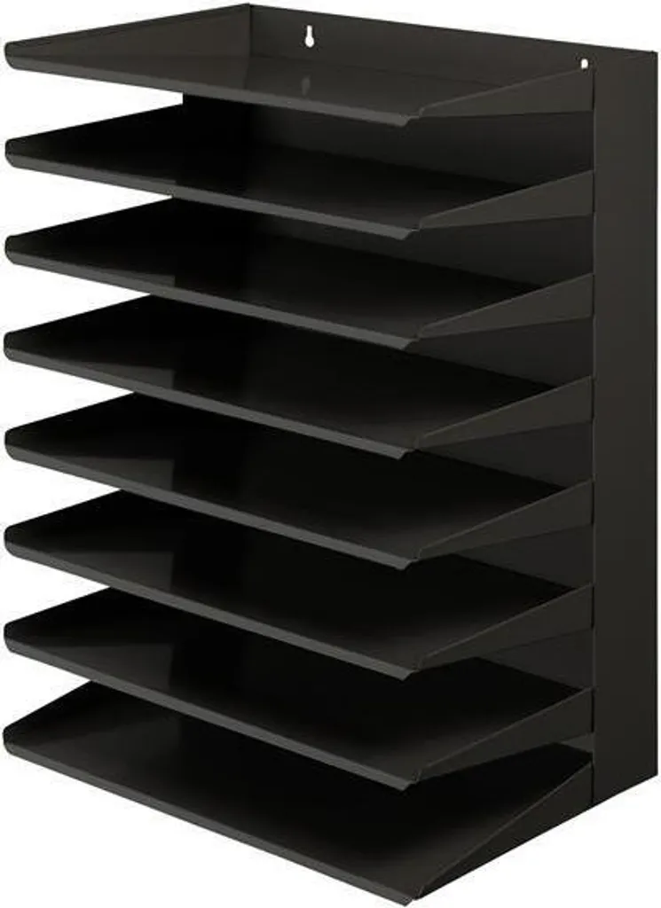 VEPA Poubelle Sorting Rack 8dlg Black - Système de tri sélectif 8 bacs