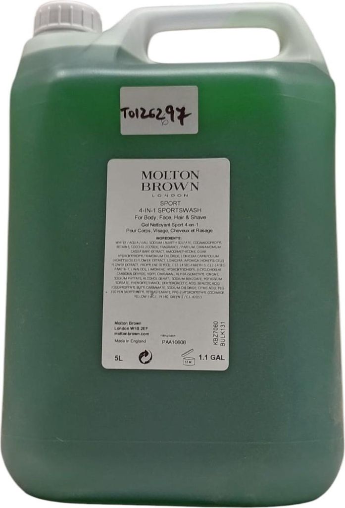 Molton Brown, Sport Wash 4 in 1, Shower Gel, 5000 ml