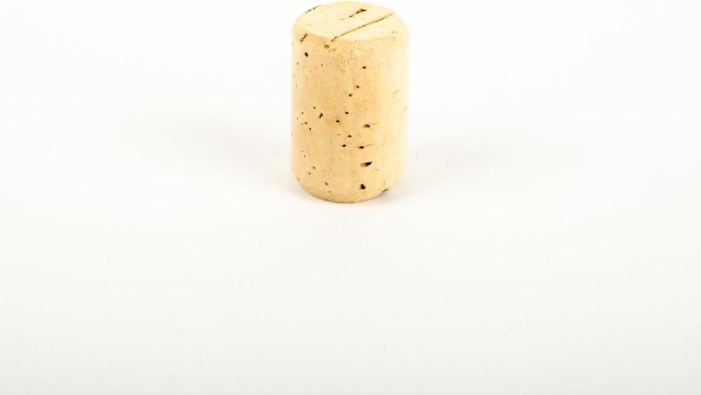 INNA-Glas Korken JAKOBA, beidseitig gerändelt, hell, 4cm, Ø2,6cm - Naturkorken