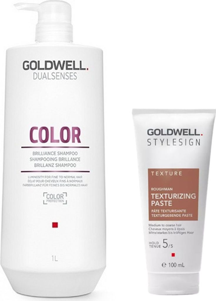 Goldwell SS CT Roughman 100ml + Goldwell DS Color Brilliance Shampoo 1000ml