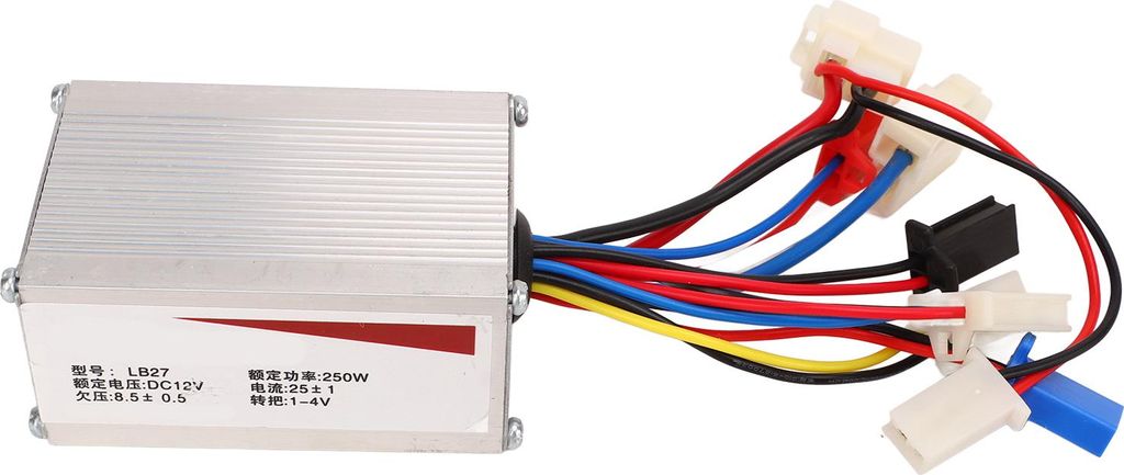 12V 250W Brushed Motor Controller Aluminiumlegierung Elektrofahrrad für Roller