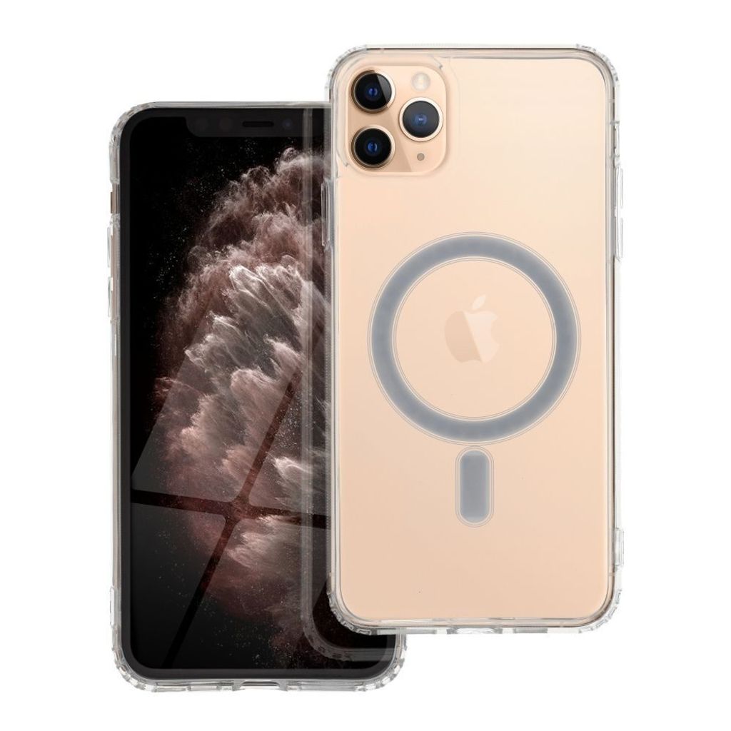 CLEAR MAG COVER kompatibel mit MagSafe passend für IPHONE 11 Pro Max transparent