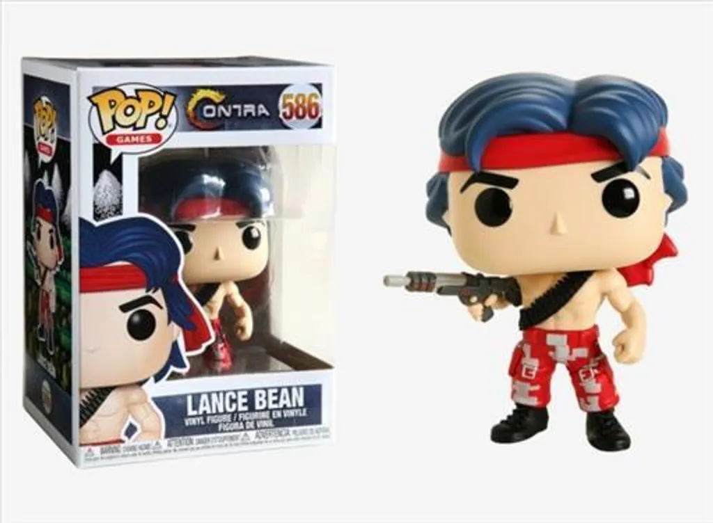 Figurine Pop Contra Lance Bean numéro 586 pour setup gaming