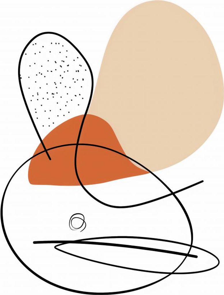 Plakat 70x70cm Impression des Moments