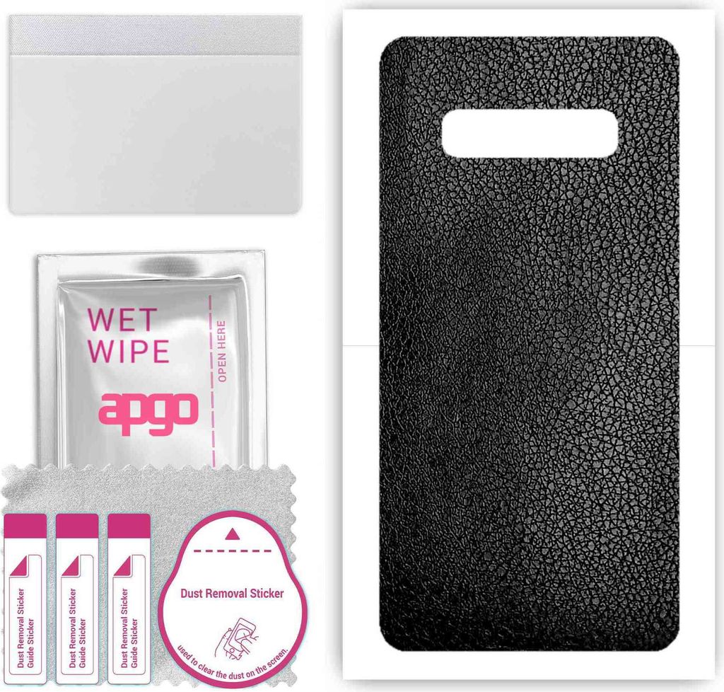 apgo Rückseite Schutzfolie, Skin, kompatibel mit Samsung Galaxy S10 Plus, Hinten Displayschutzfolie aus Vinylfolie, kratzfest, einfache Montage - ...