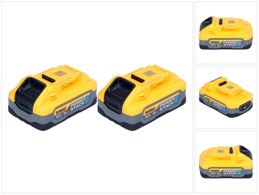 DeWalt DCBP518H2-XJ Powerstack 2x 18V XR 5Ah Akku-Set Produktbild 