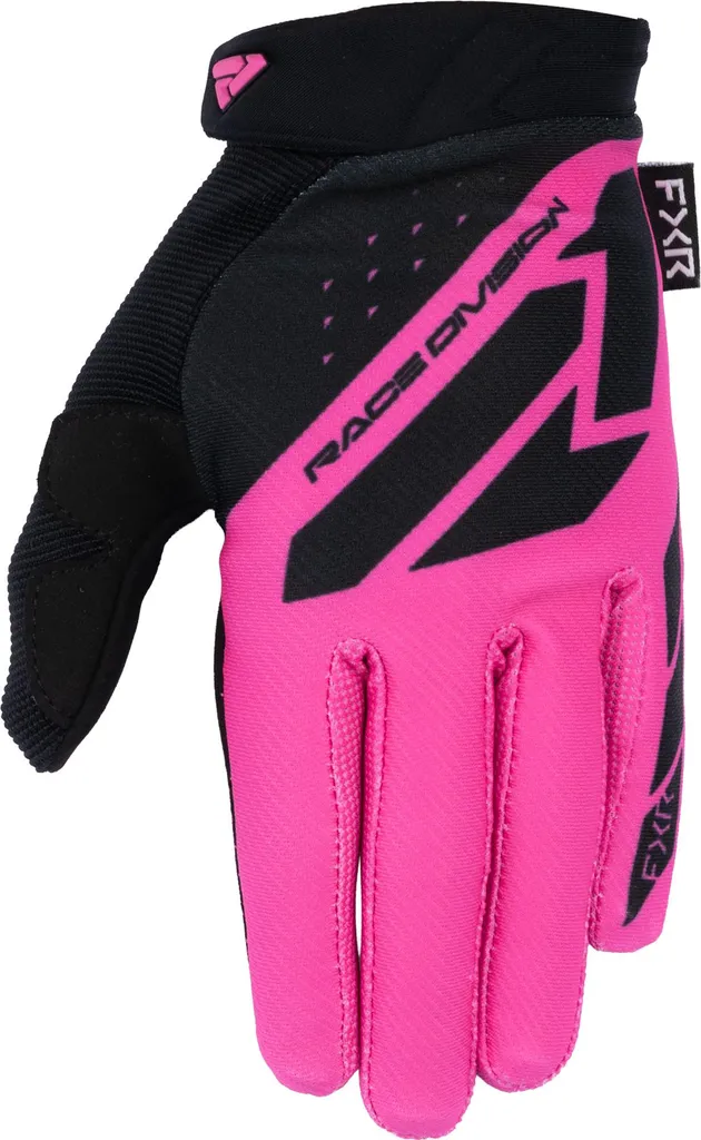 Gants de Moto Cross FXR Reflex pour Enfant en Taille S Rose et Noir Sport