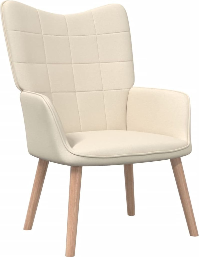 Relaxsessel Creme Stoff , Klassische Sessel Design 2024