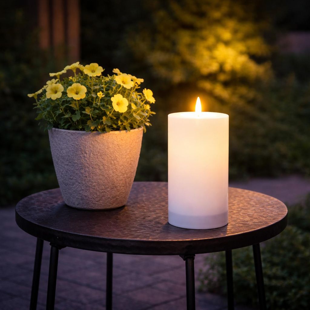 LED Solar Kerze - Outdoorkerze
