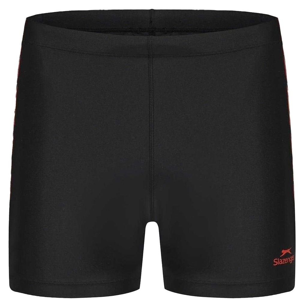 Slazenger - Badehose für Herren GT14103 (S) (Schwarz/Rot)