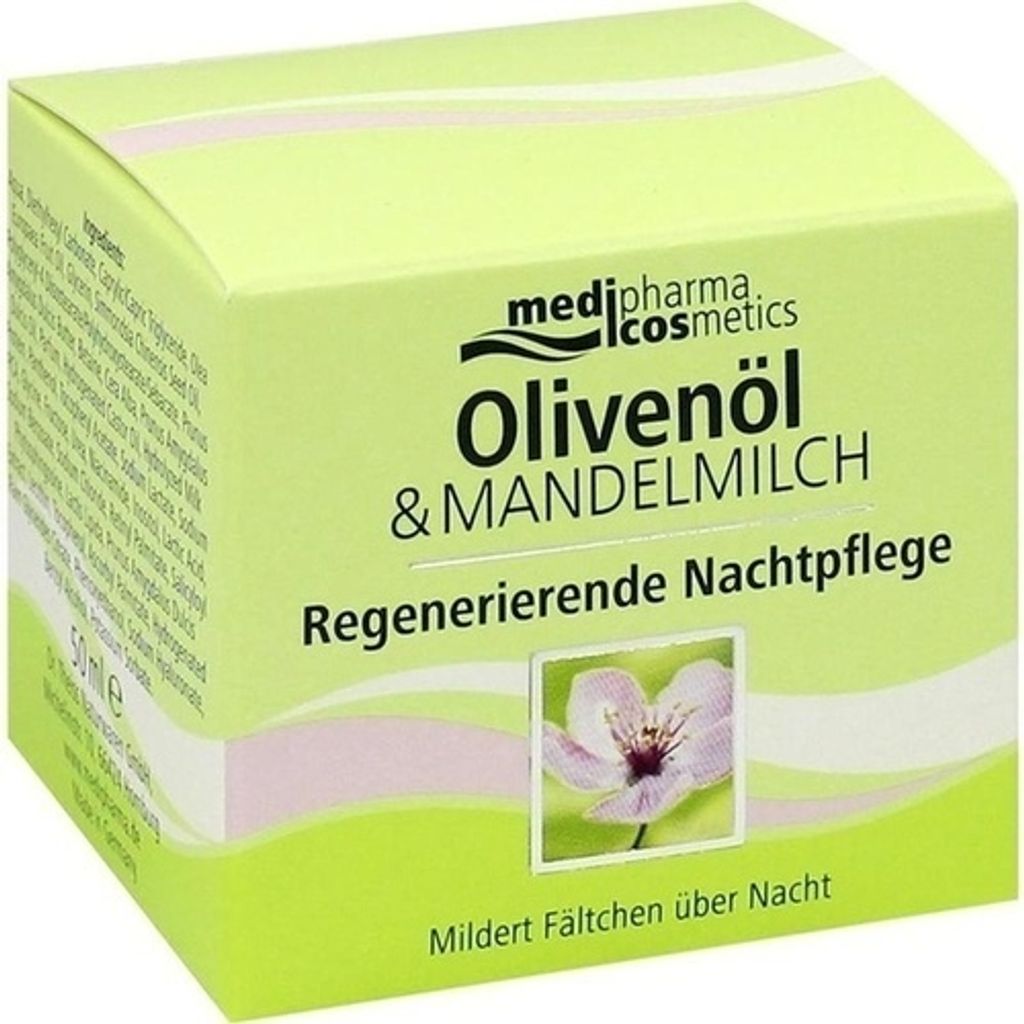 OLIVEN-MANDELMILCH regenerierende Nachtpflege 50ml PZN Produktbild 