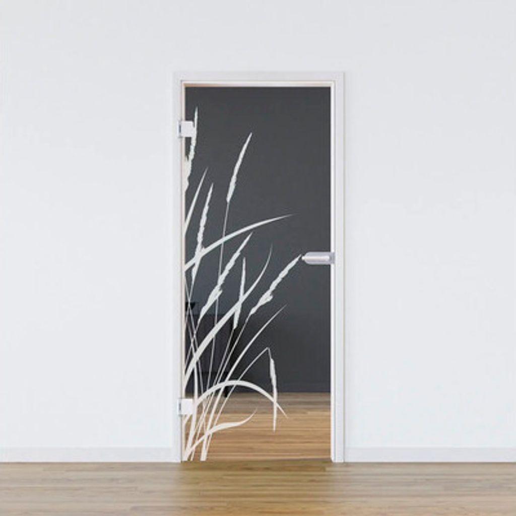 Pertura Glastür Komplettset Glera Blade 01 834x2097x8 mm Links inkl. Beschlag Jonte Studio Business unverschließbar